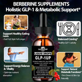 GLOVVUUP Berberine HCl 500mg liquid supplement with lemon flavour