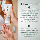 Glow Botanica Magnesium and Collagen Lotion 150g packaging