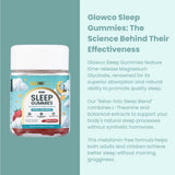 GLOWCO Sleep Gummies showing gummies in a bowl