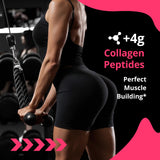 GlowEver Creatine for Women 5000mg back view with nutritional information