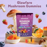 Glowfare Mushroom & Herb Blend Gummies 250g packaging