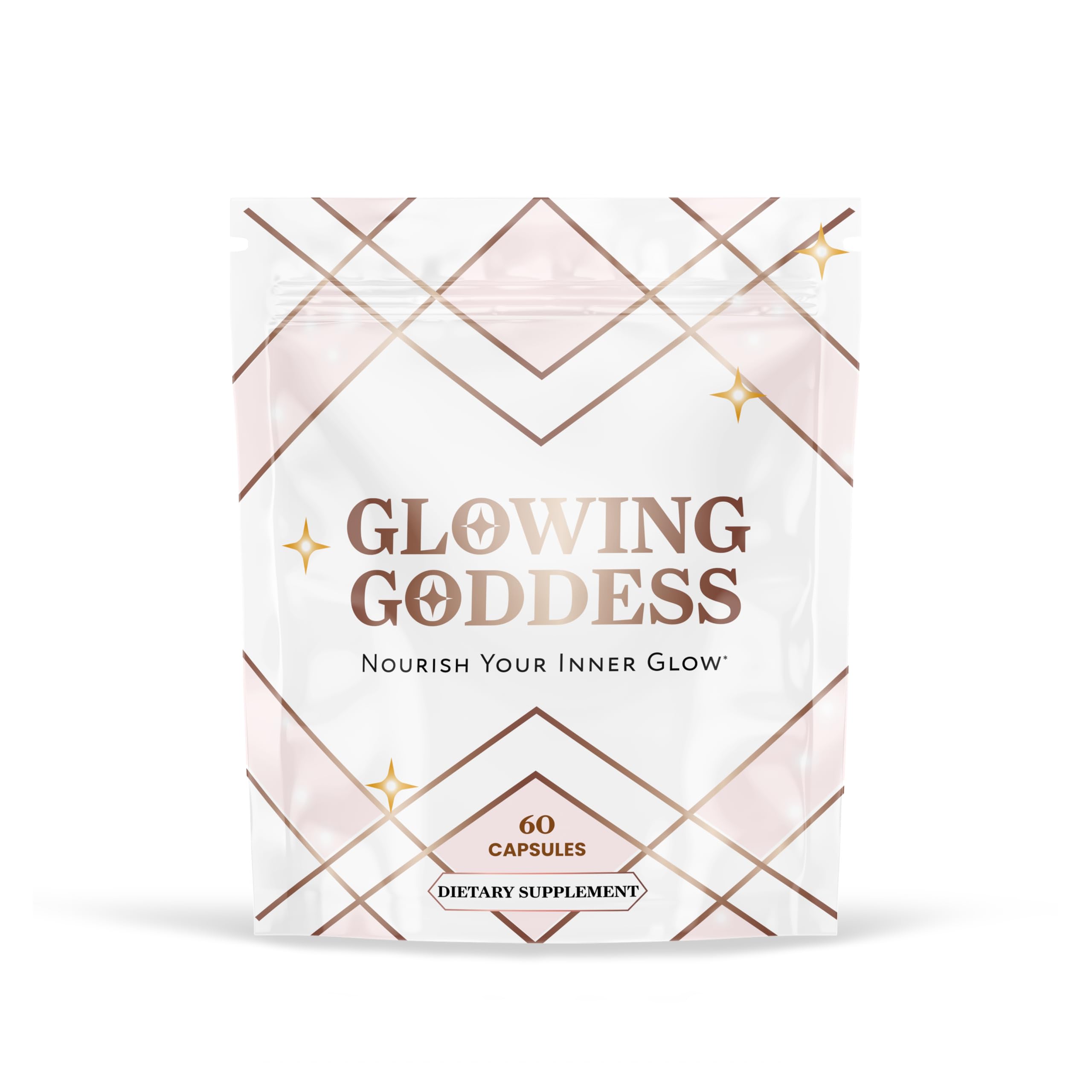 Glowing Goddess Beef Organ Supplement front view packaging