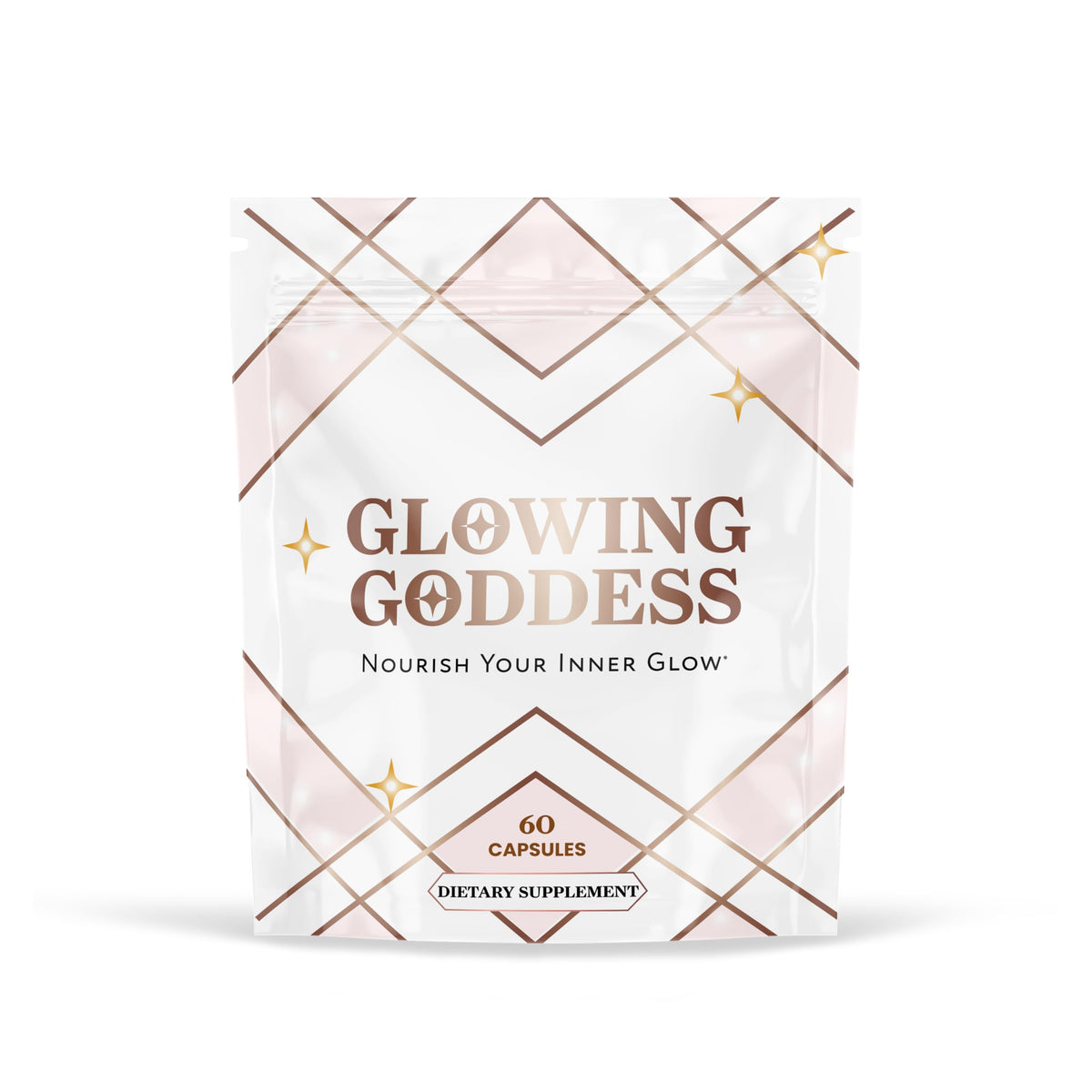 Glowing Goddess Beef Organ Supplement front view packaging