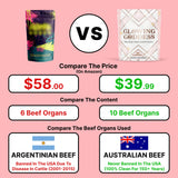Glowing Goddess Beef Organ Supplement side view packaging