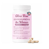 GlowTrue Ashwagandha for Women 500mg front view