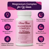 GlowTrue Magnesium Spectrum 5 Complex 500mg capsules side view