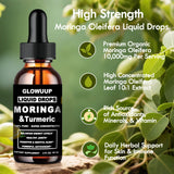 GLOWUUP Organic Moringa Liquid Drops packaging