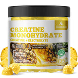 GlucoBio Creatine Monohydrate Gummies bottle front view
