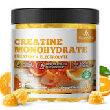 GlucoBio Creatine Monohydrate Gummies bottle front view