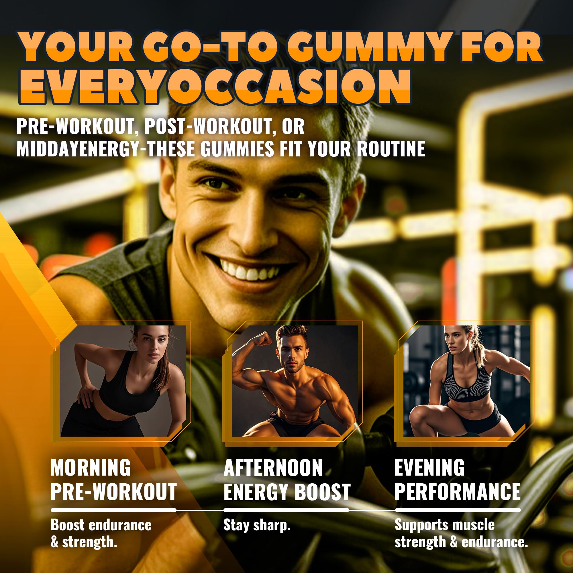 GlucoBio Creatine Monohydrate Gummies packaging details