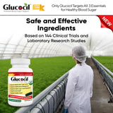 Glucocil Blood Sugar Support Supplement close-up of capsules