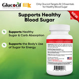 Glucocil Blood Sugar Support Supplement side view showing capsule