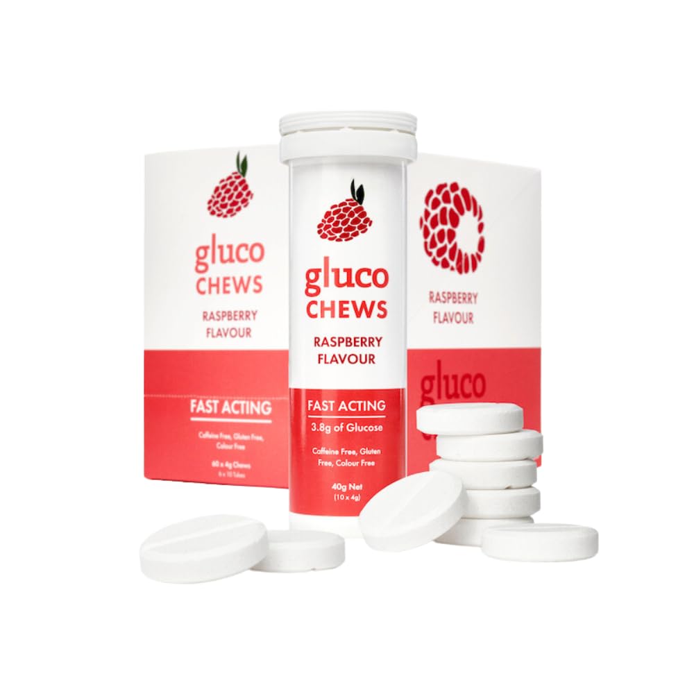 Glucology Glucochews Raspberry tubes in a pocket