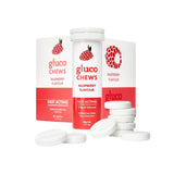 Glucology Glucochews Raspberry tubes in a pocket