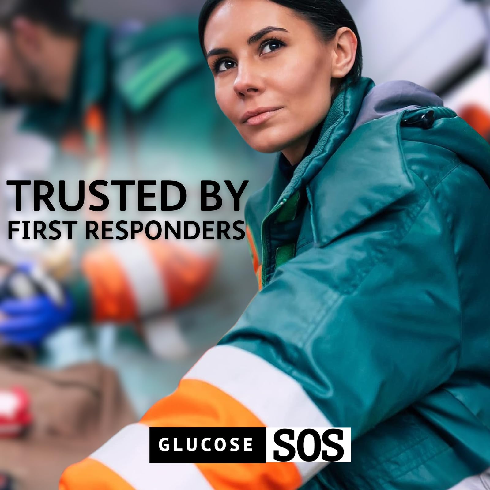 Glucose SOS Glucose Powder sachets displayed in a bowl