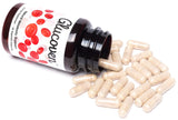 Glucoven Alpha Lipoic Acid Supplement capsules on a wooden table