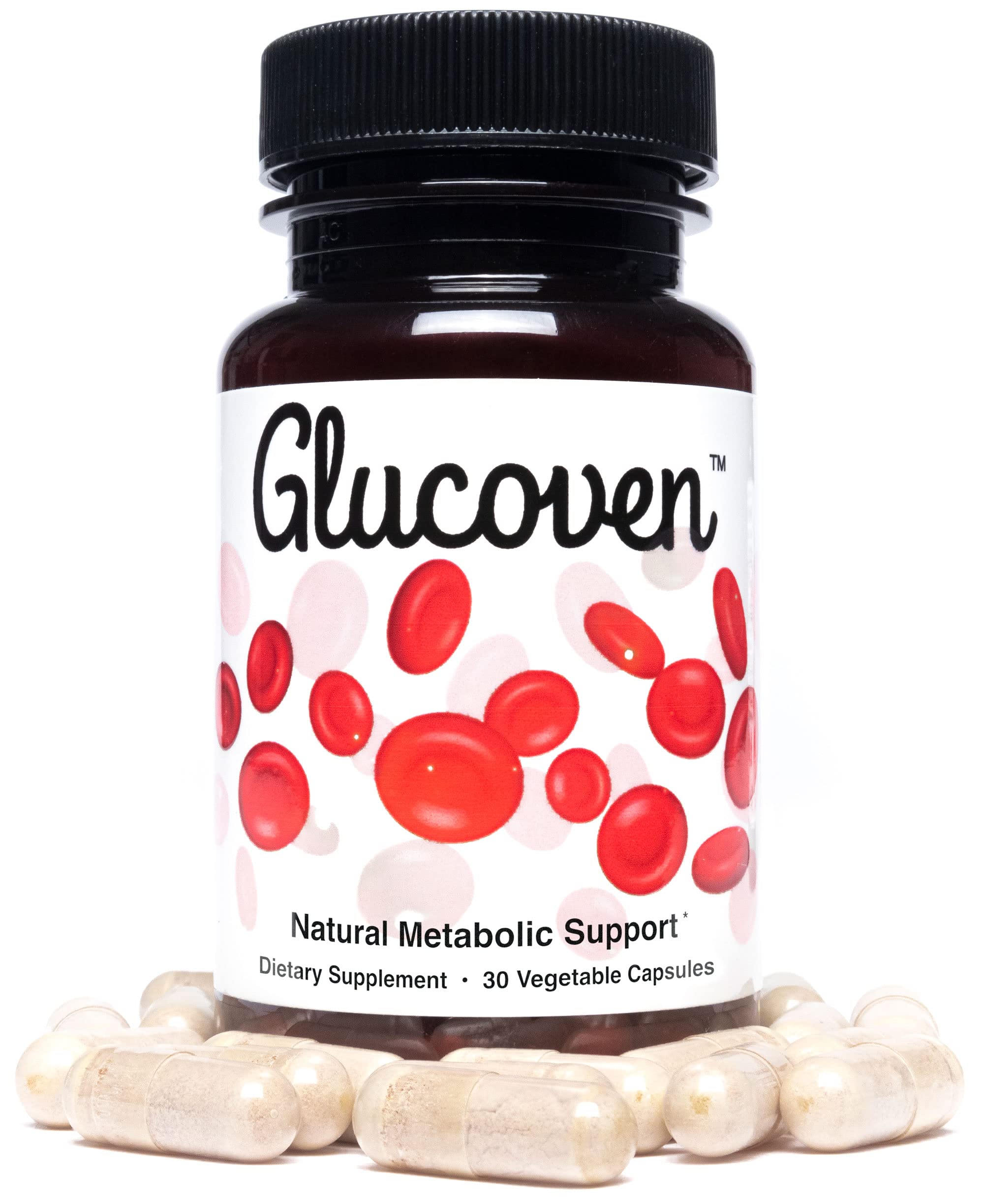 Glucoven Alpha Lipoic Acid Supplement lifestyle shot with fresh ingredients