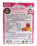 Gluta Berry Drink Punch displayed with fresh berries