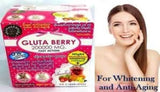 Gluta Berry Drink Punch sachet in cold water