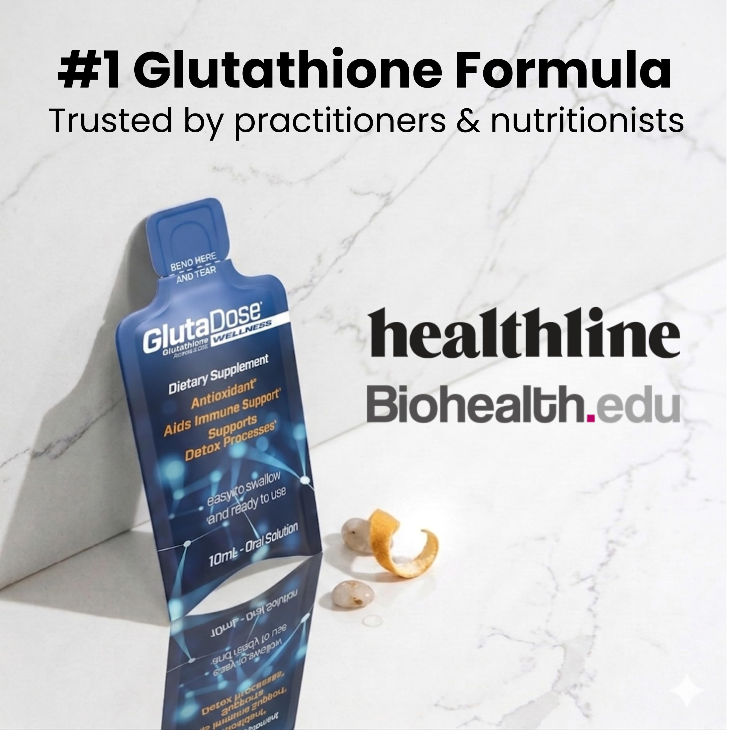 GlutaDose blended vitamin and mineral supplement ingredients list