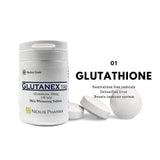 Glutanex Glutathione Tablets 100mg close-up of tablets