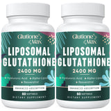 GlutioneMax Liposomal Glutathione Supplement 2400mg front view