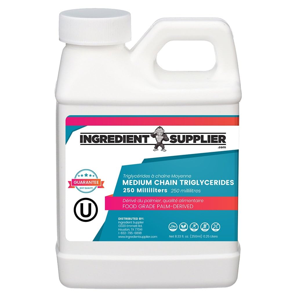 Glycerin Supplier MCT Oil 8oz jug front view