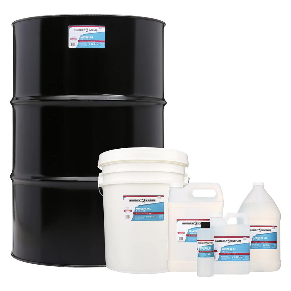 Glycerin Supplier Mineral Oil 1 Gallon jug in kitchen setting