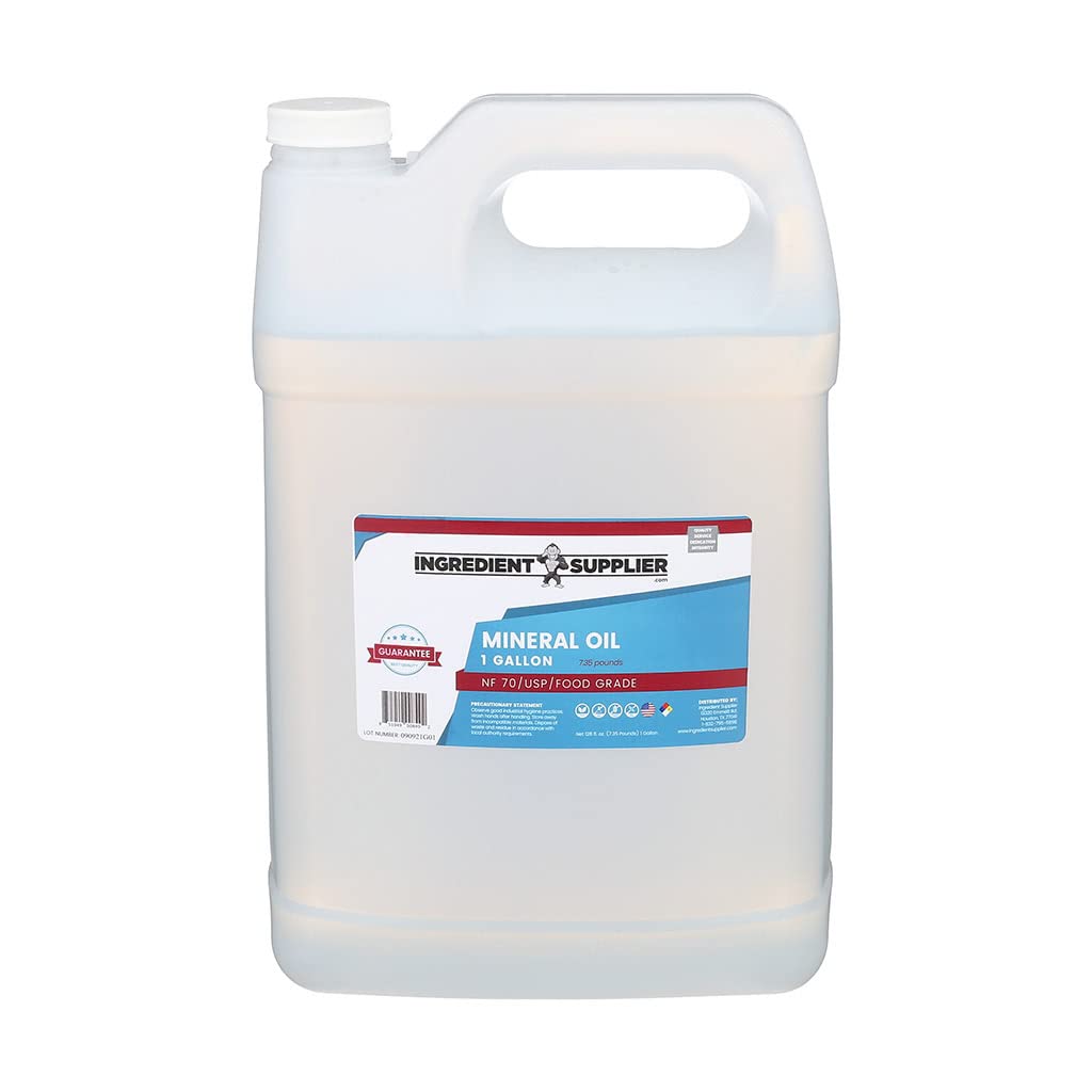 Glycerin Supplier Mineral Oil 1 Gallon jug side view