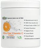 GMOFreeVitamins Ultra Fine Vitamin C Powder 227g front view