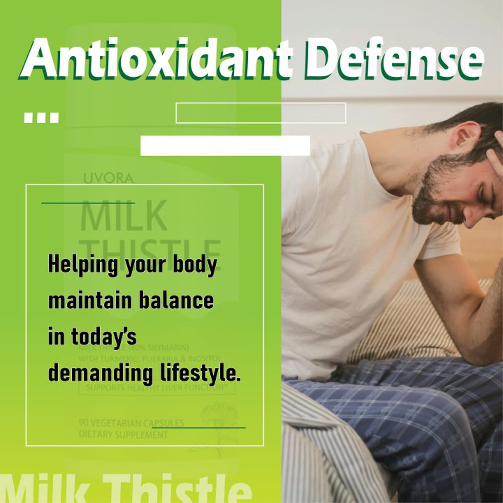 gmpdose Milk Thistle Extract 300mg Capsules packaging