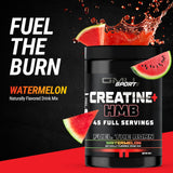 GMU SPORT Creatine Monohydrate packaging showing nutritional information