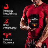 GMU SPORT Creatine Monohydrate scoop with powder