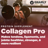 Gnarly Nutrition Collagen Pro 455g scoop and powder