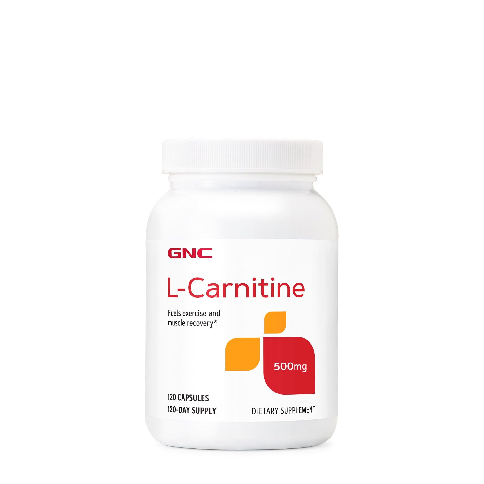 GNC Acetyl-L-Carnitine Capsules 120 Count front view