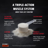 GNC AMP Creabolic Creatine Powder 408g packaging