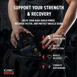 GNC AMP Creabolic Creatine Powder 481g side view showing packaging