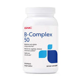 GNC B Complex 50 Capsules front view with packaging