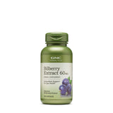 GNC Bilberry Fruit Extract 60mg capsule bottle front view