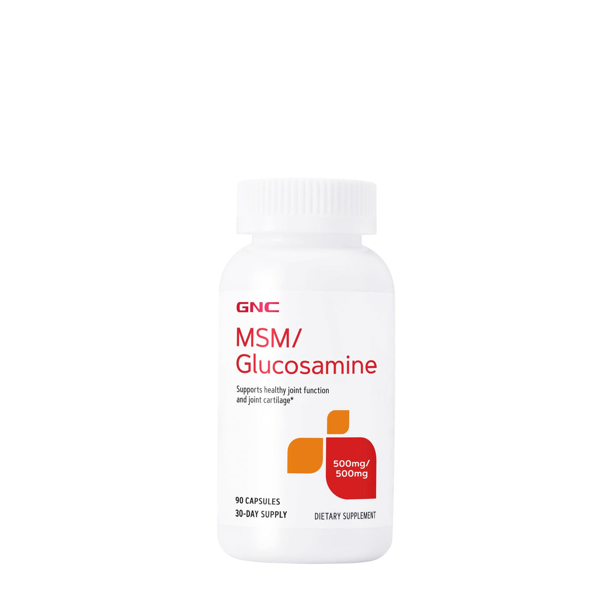 GNC Chondroitin Supplement 90 capsules front view