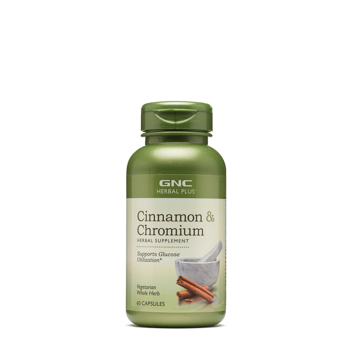 GNC Cinnamon Bark Powder 322g front view with label