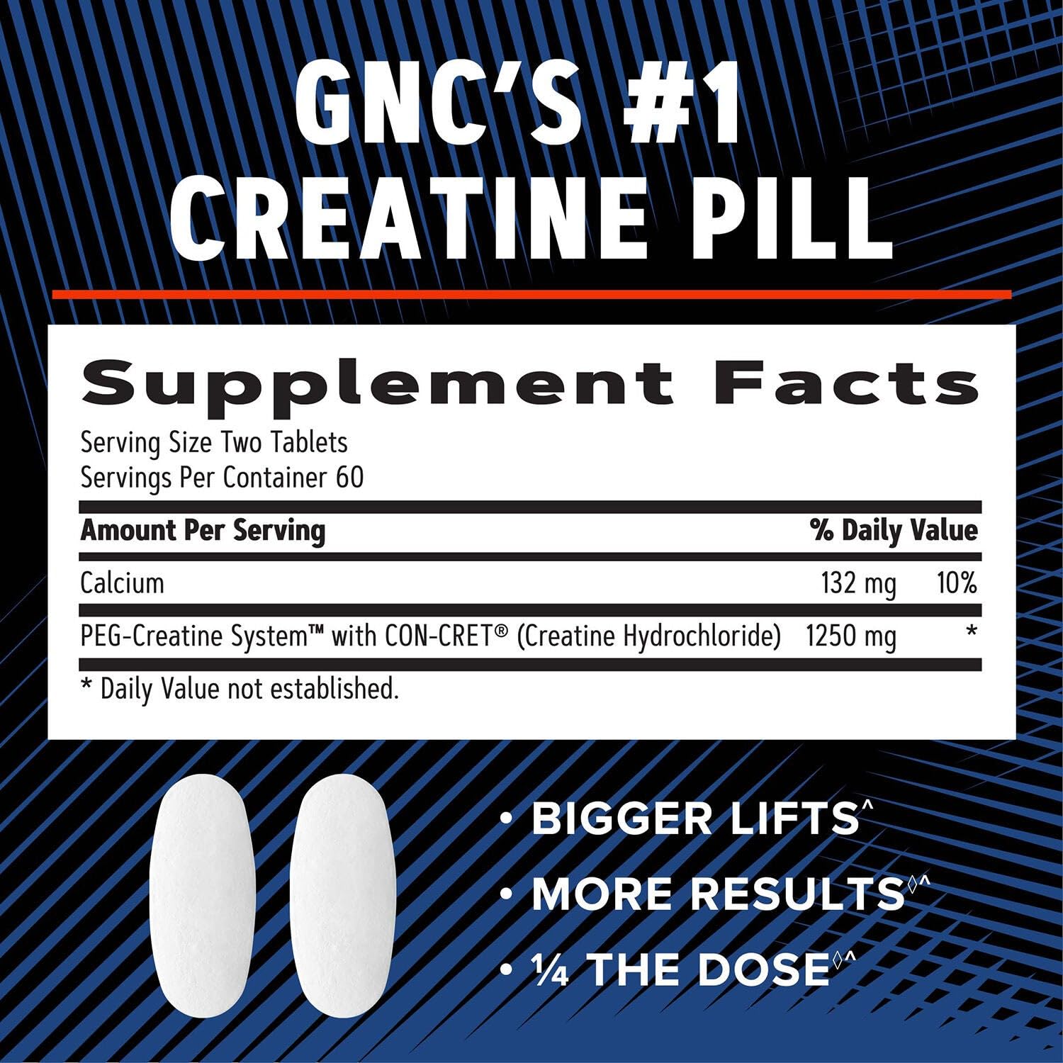 GNC Creatine HCl 189 281g with measuring scoop
