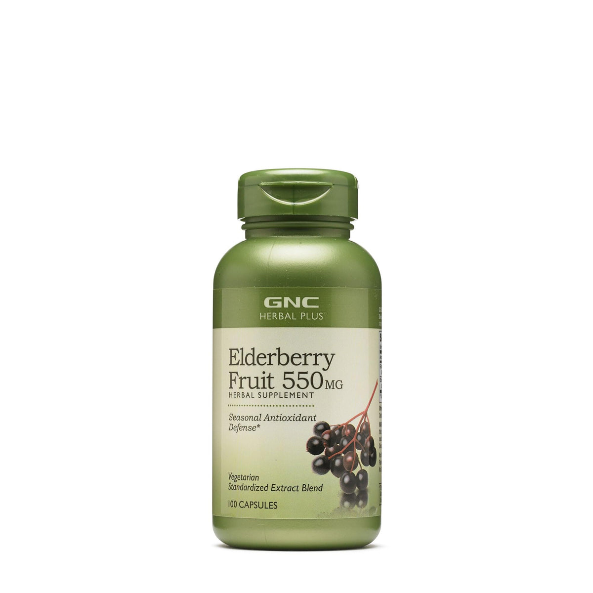 GNC Elderberry Fruit Extract 300mg front view packaging