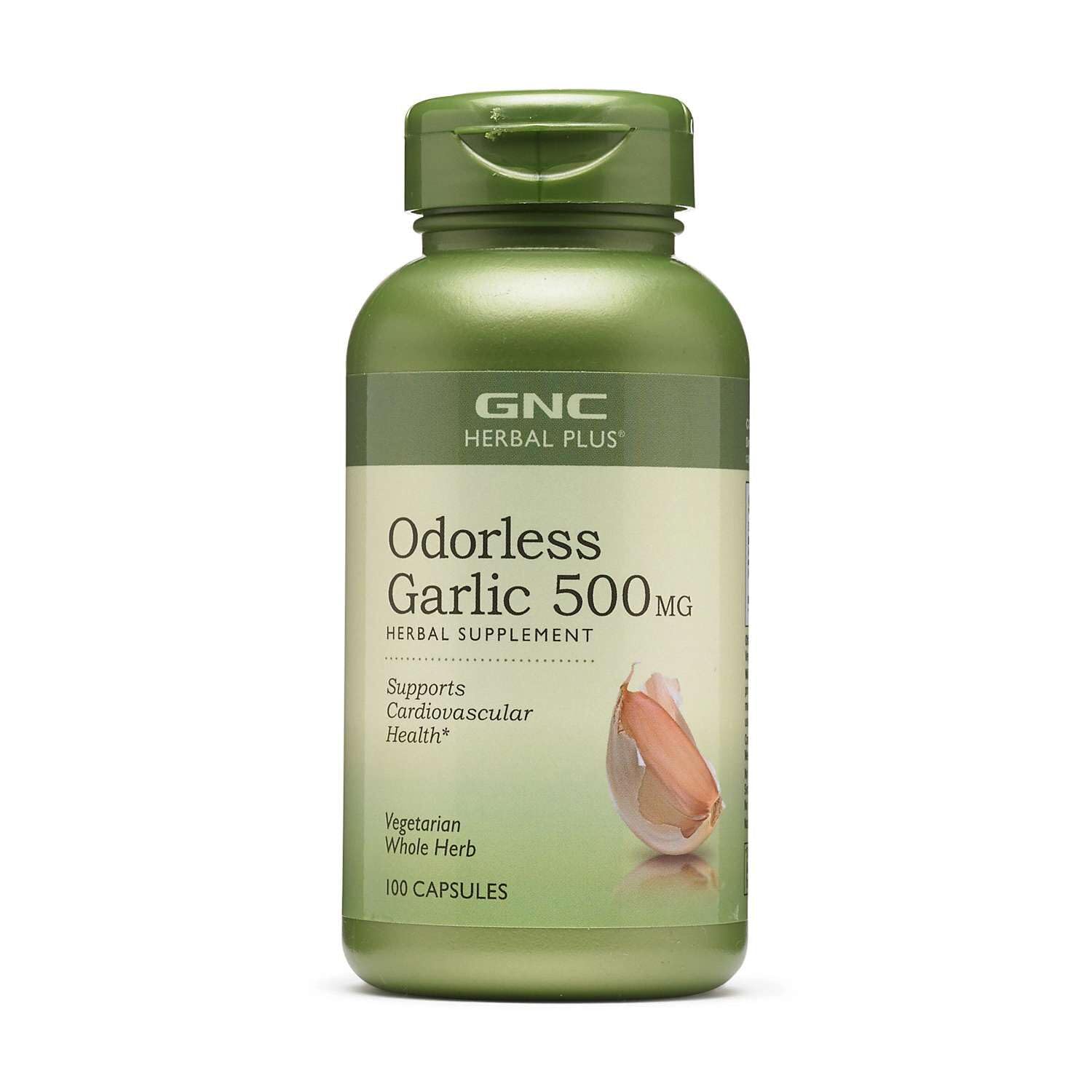 GNC Garlic Supplement 104g capsule bottle front view