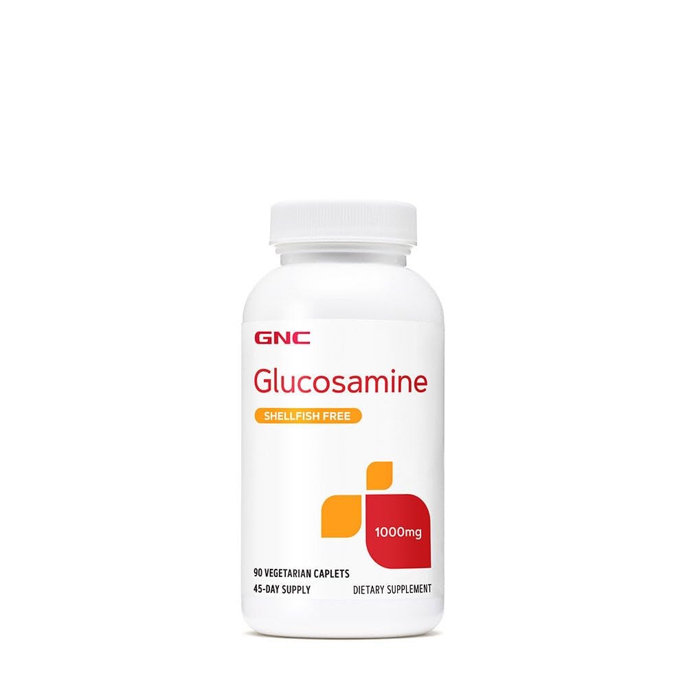 GNC Glucosamine Caplets 90 count front view