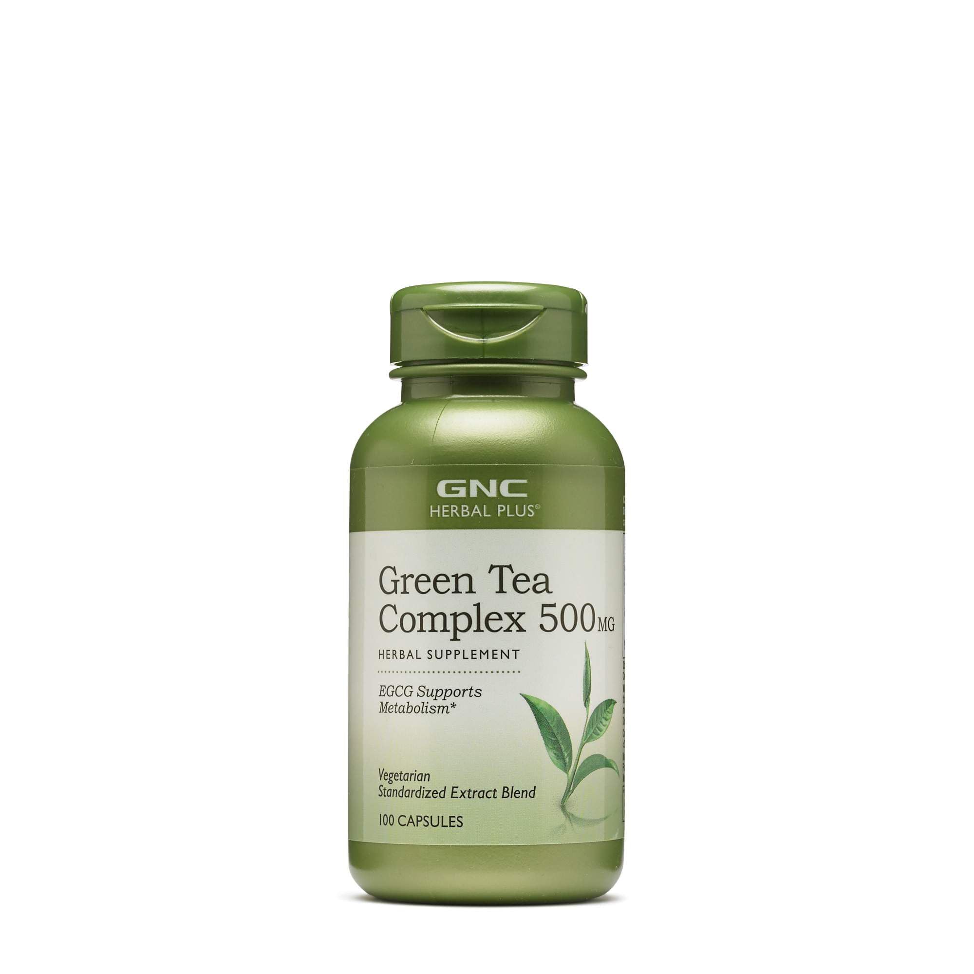 GNC Green Tea Extract 100g front view with packaging