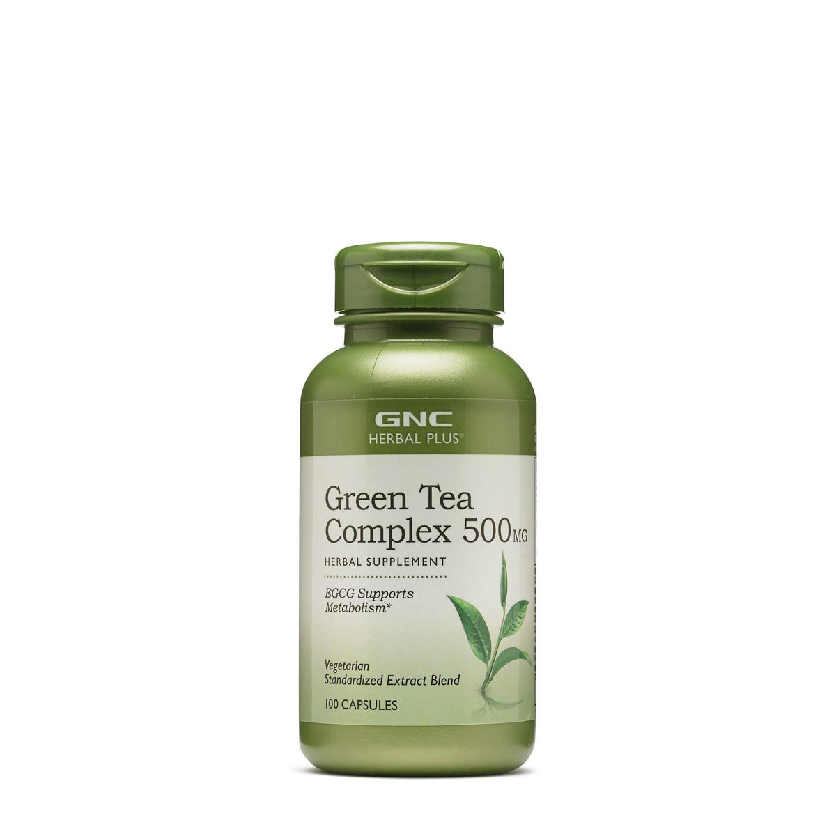 GNC Green Tea Extract 100g front view with packaging