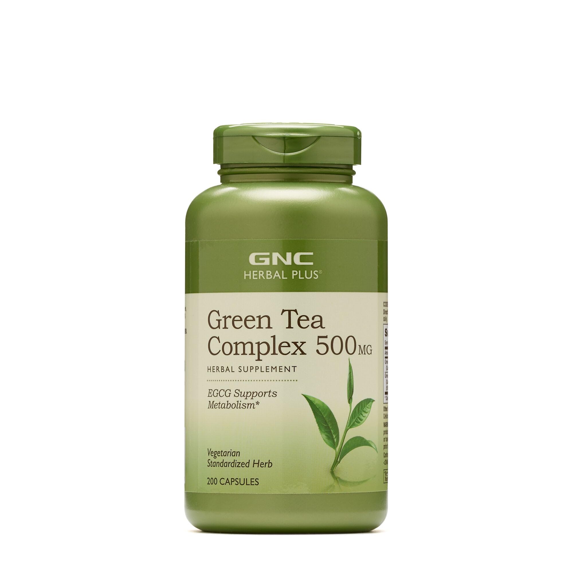 GNC Green Tea Extract Supplement 222g front view