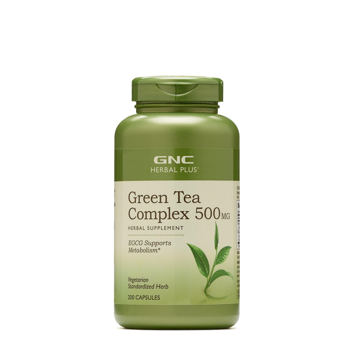 GNC Green Tea Extract Supplement 222g front view
