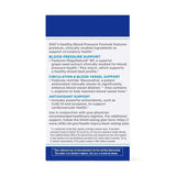 GNC Healthy Blood Pressure Formula 90 Capsules back view